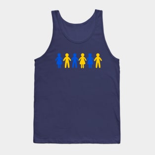 Solidarity with Ukrainian People Tank Top